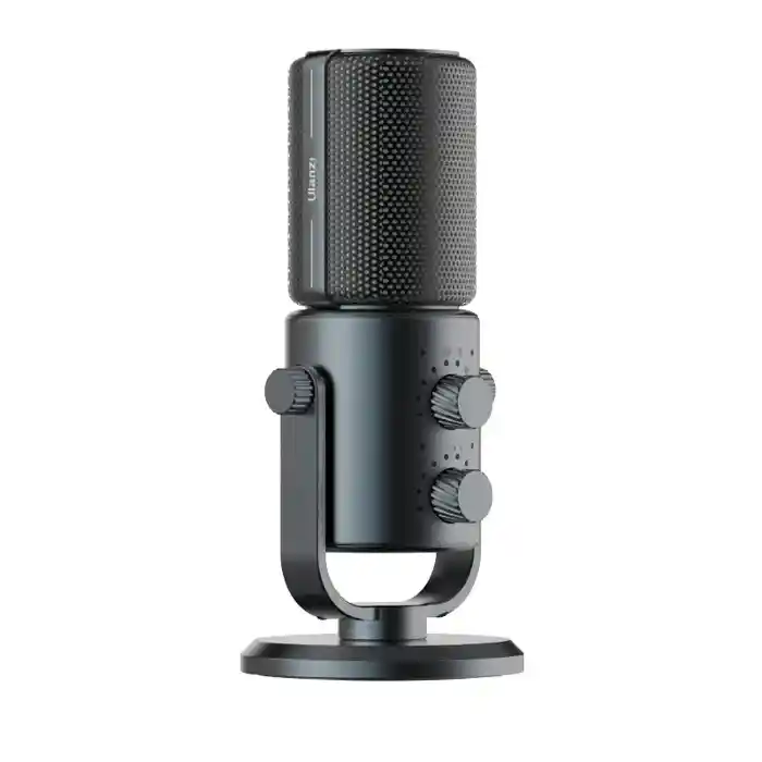 Ulanzi DCM-05 RGB Noise Cancelling Condenser Microphone with Cardioid Polar Pattern USB Type-C Interface for Gaming, Voice Recording, Podcasting, Conferencing, and Live Streaming